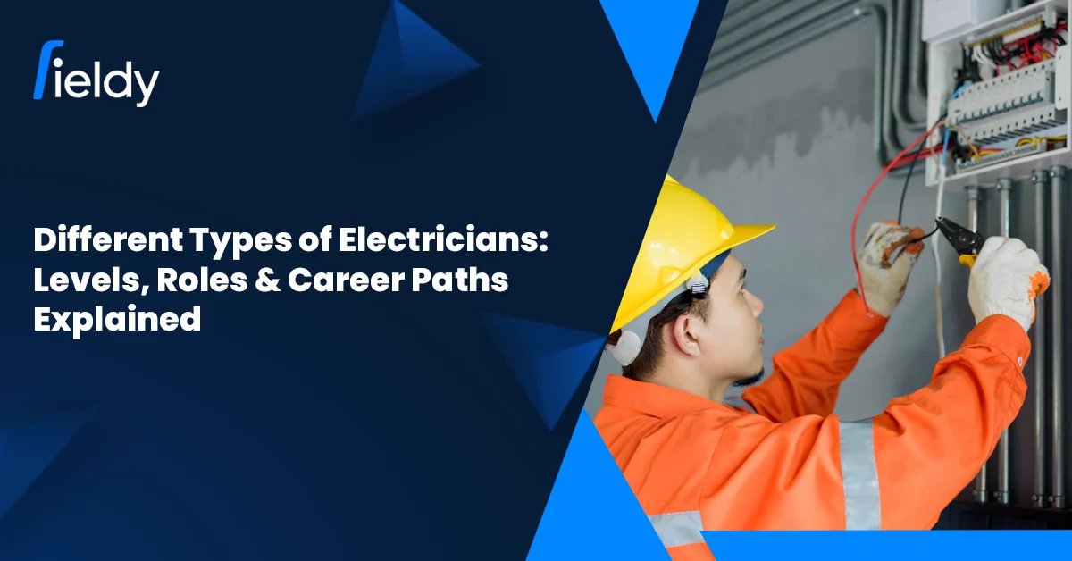 🔌 Different Types of Electricians: Levels, Roles & Career Paths Explained (2026)